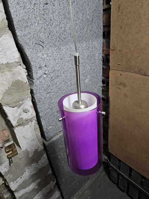 Lampa wisząca szklana