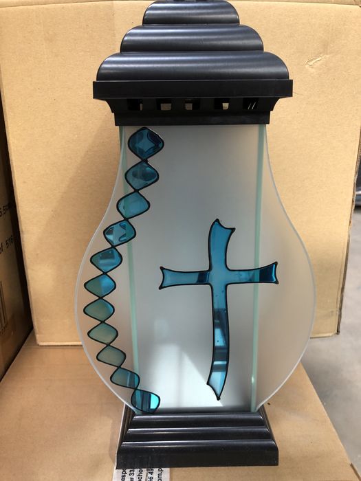 Znicz barwiony na niebiesko