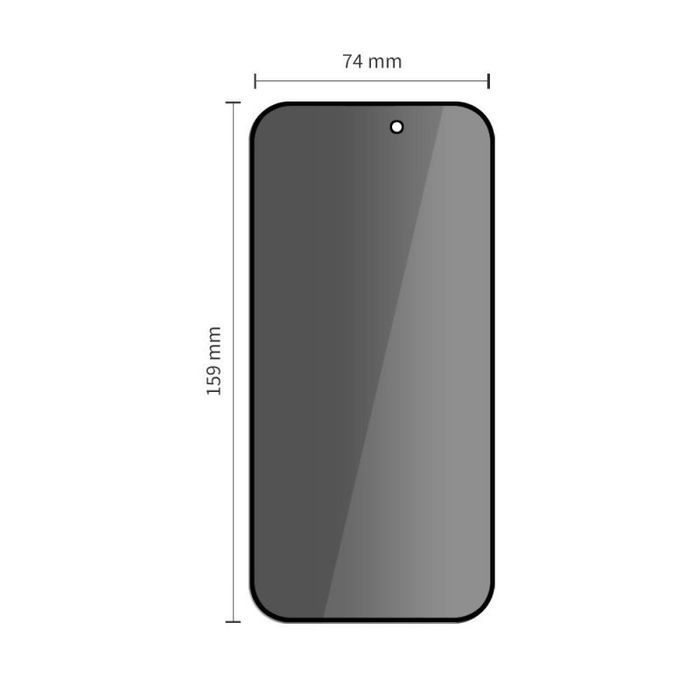 Szkło Prywatyzujące Tech-Protect Glass Spy+ Iphone 17 Pro Max