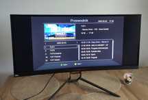 TV TELEWIZOR 34" Acer predator ZAKRZYWIONY Ekran HDMI 4x USB + Dekoder