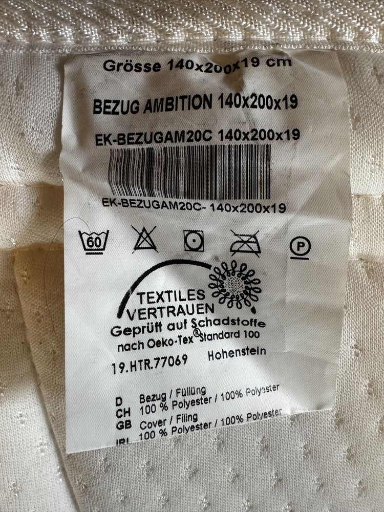 Materac 140/200/19 okazja!!