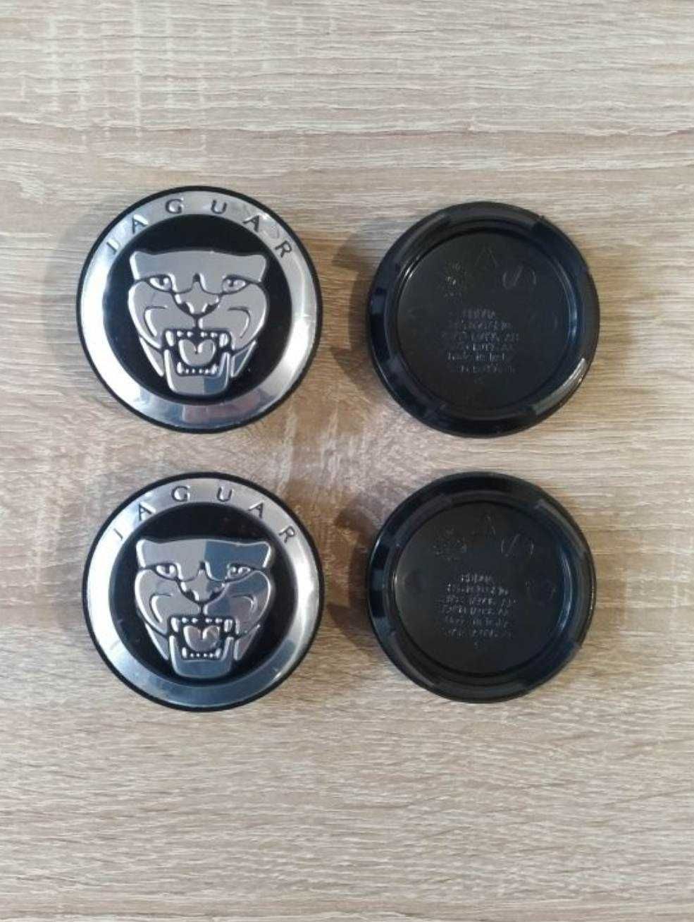 Conjunto 4 Centros Jantes Jaguar 56mm 58mm 65mm 68mm