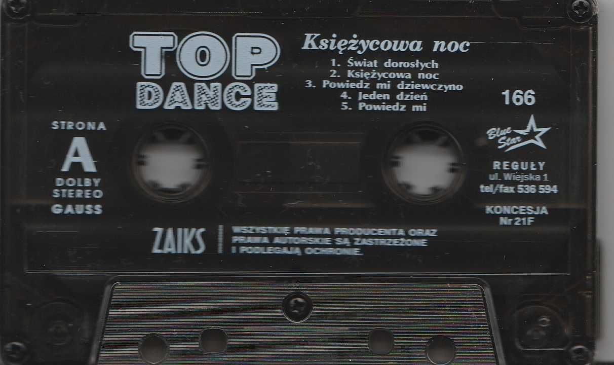 TOP DANCE - Księżycowa noc - kaseta (89)