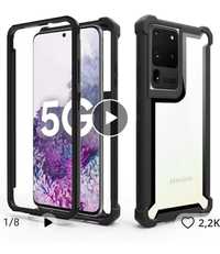 Бронезащита, противоударный прозрачный водозащитa чехол на Samsung S9+