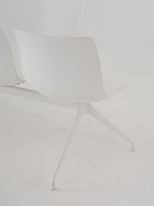 Cadeiras em viga 4 lugares Catifa- Arper