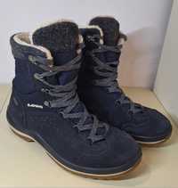 Зимние термо ботинки Lowa Calceta II Gtx 39 размер замша мех сапоги