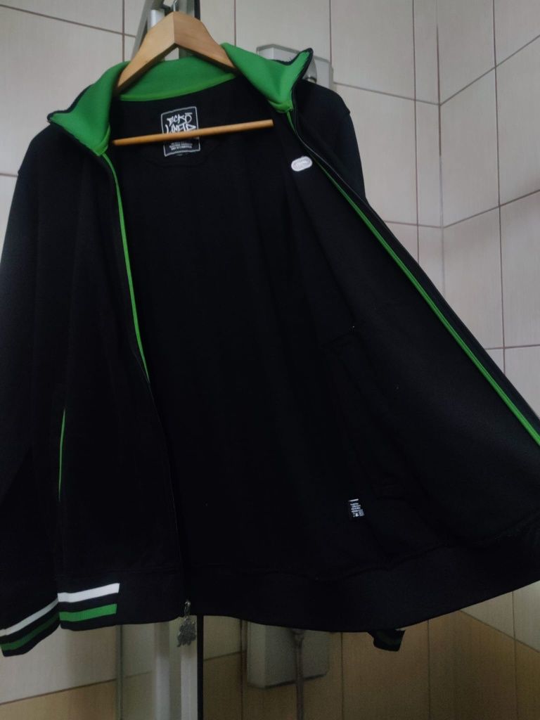 bluza bluza XL Ecko męska czarna zielona sportowa Jersey czarna classi