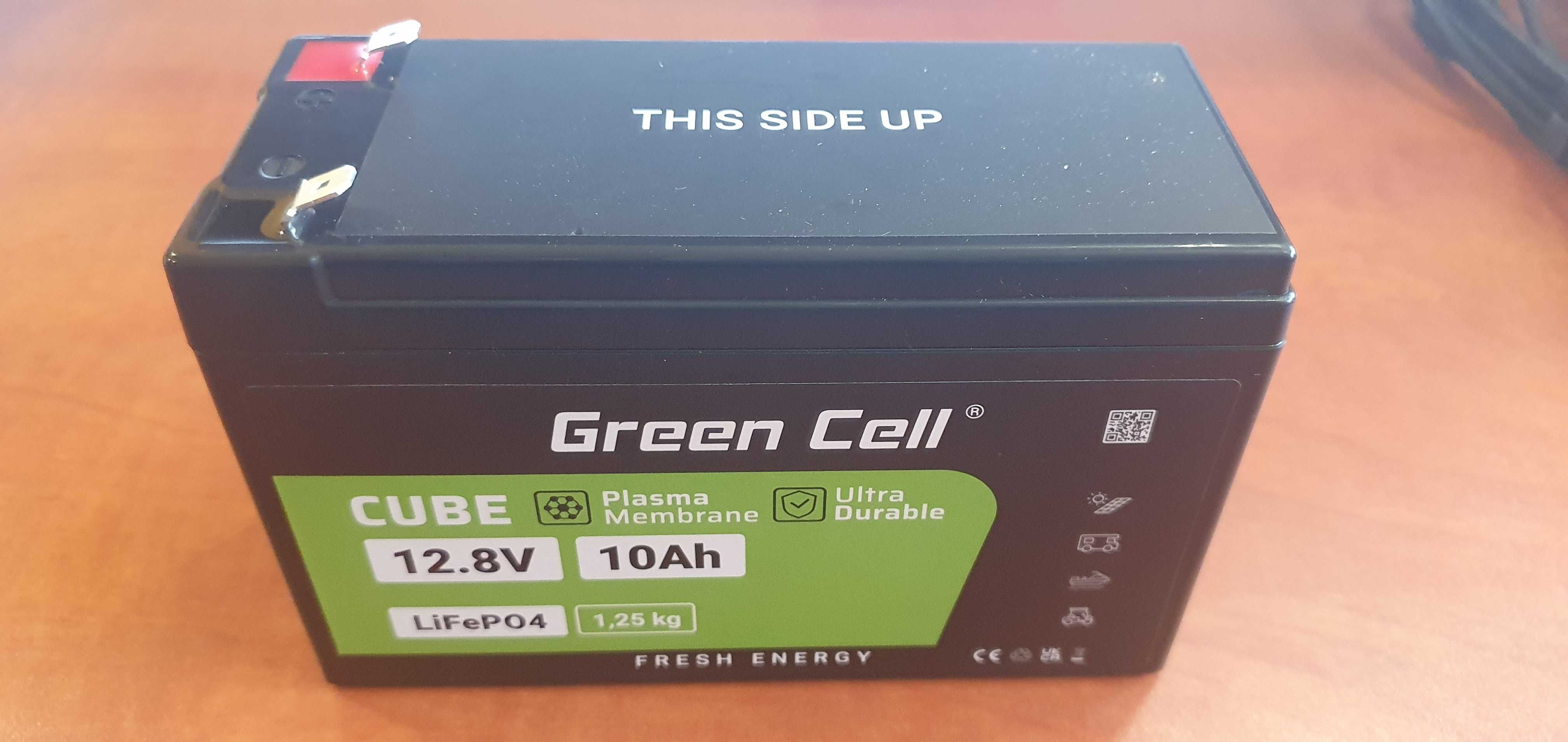 Akumulator LiFePO4 12V 10Ah Green Cell 128Wh