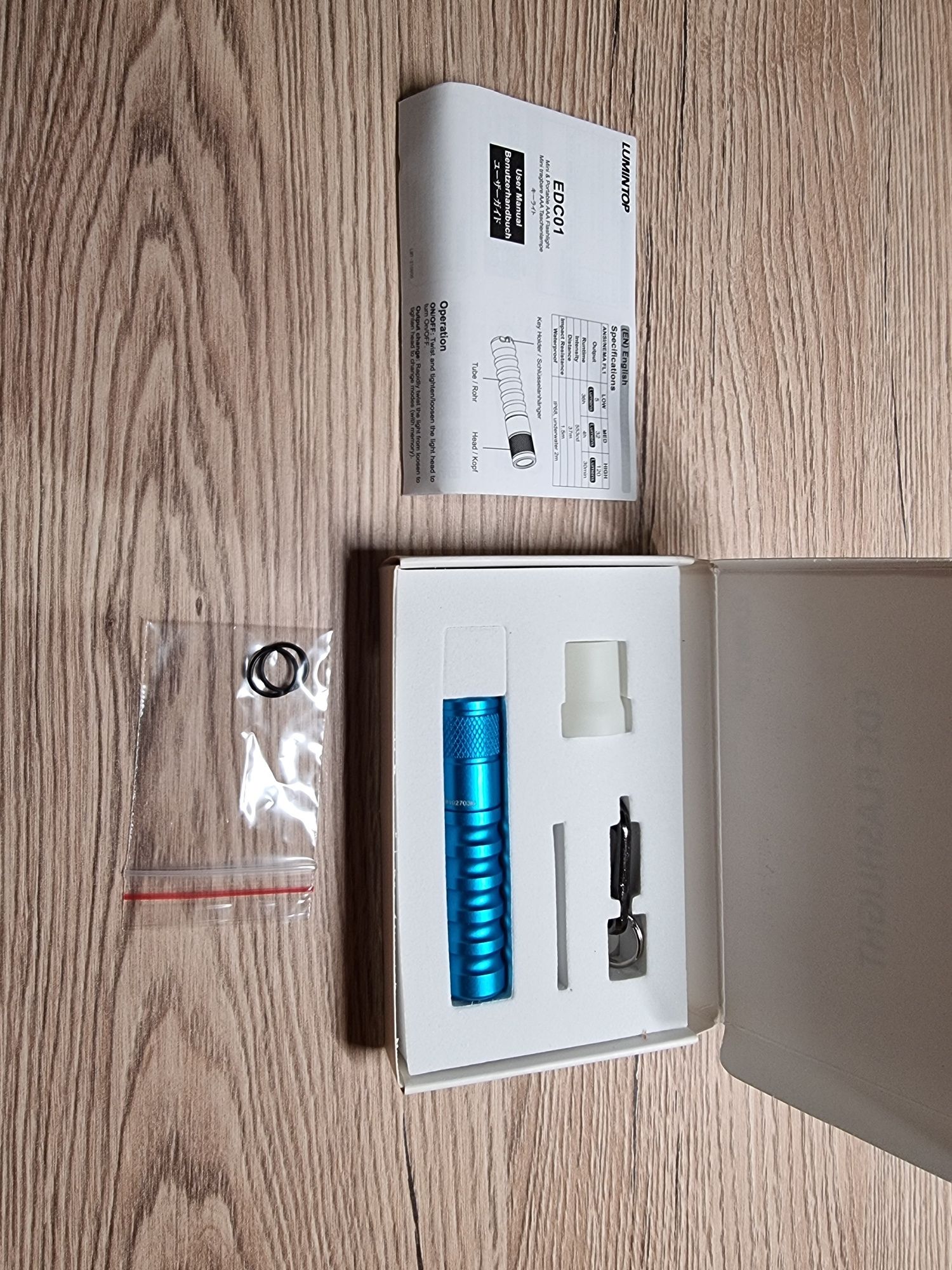 Міні ліхтарик наключник Lumintop EDC01 водонепроникний