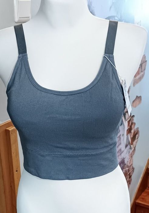 Biustonosz Sportowy usztywniany bez Fiszbin Angool r.XL 85/C Nowy