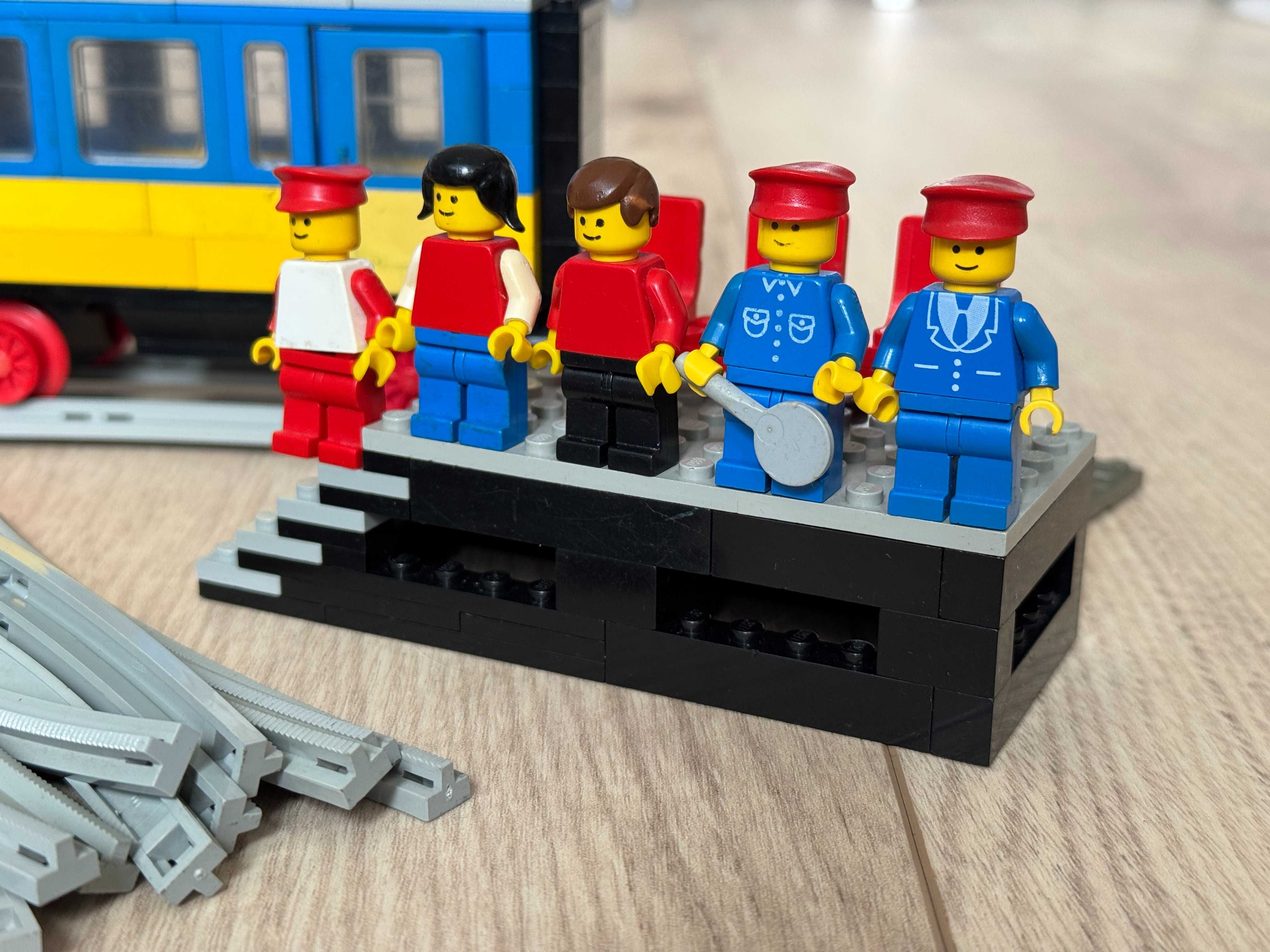 LEGO Town 7710 Passenger Steam Train Pociąg Parowy 1980 rok Tory Stary