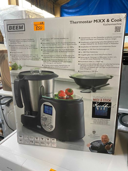 NOWY BEEM Thermostar Mixx & Cook Robot wielofunkcyjny z wagą 1200W