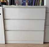 Komoda MALM Ikea biała 3 szuflady