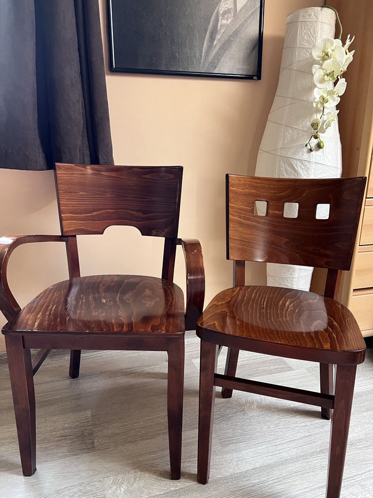 Krzesła drewniane lite drewno