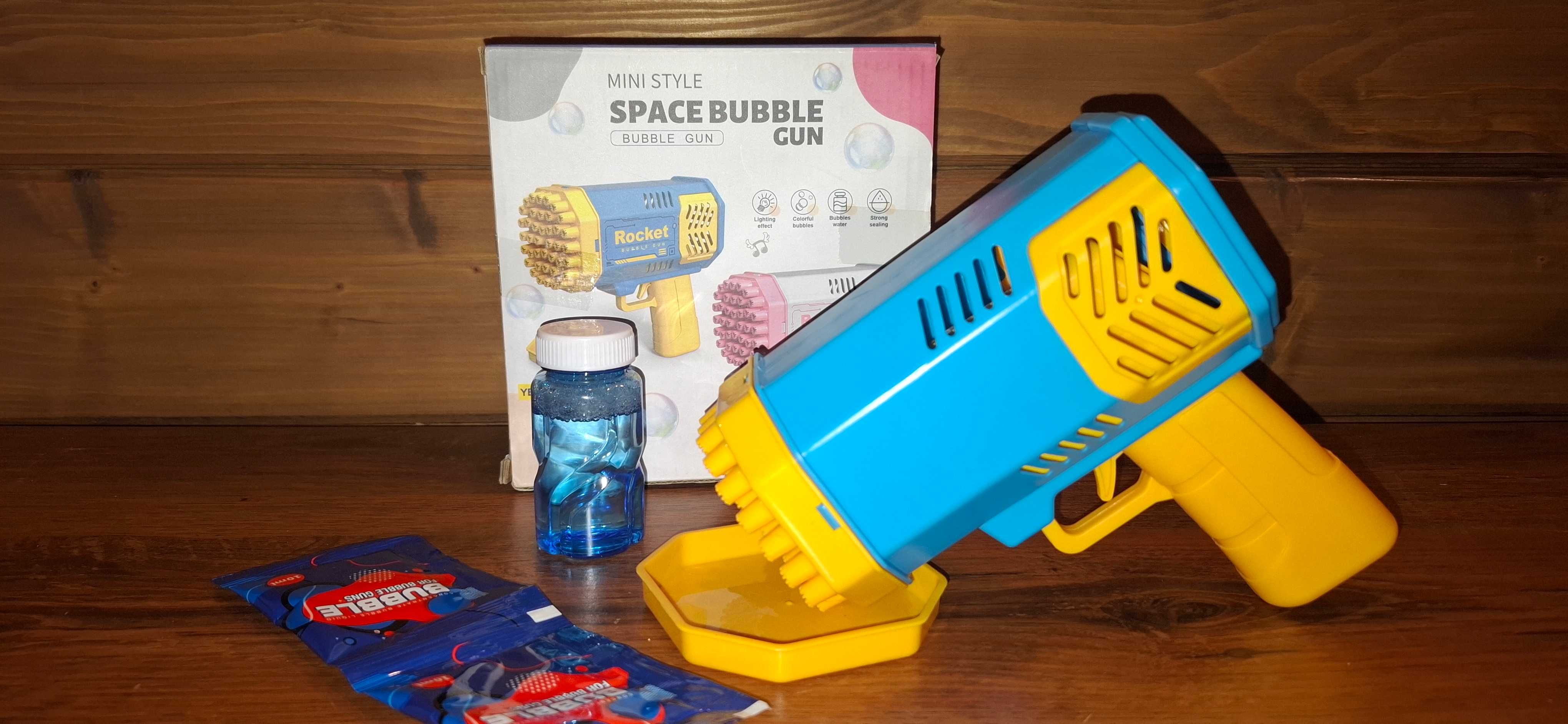 Super Pistolet Na Bańki Mydlane - Space Bubble Gun