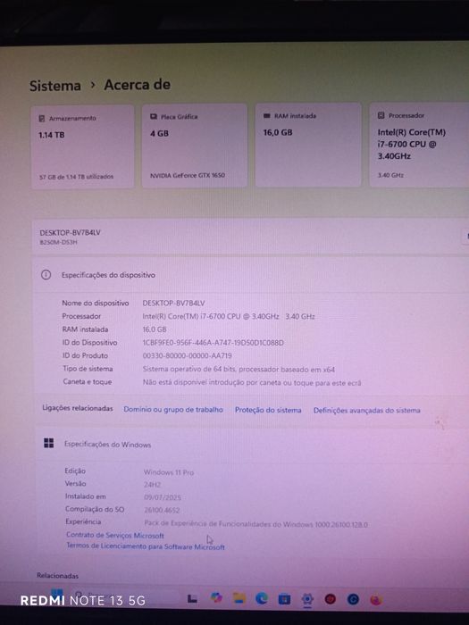 Desktop Gigabyte i7 6700 4.0 GHz Turbo