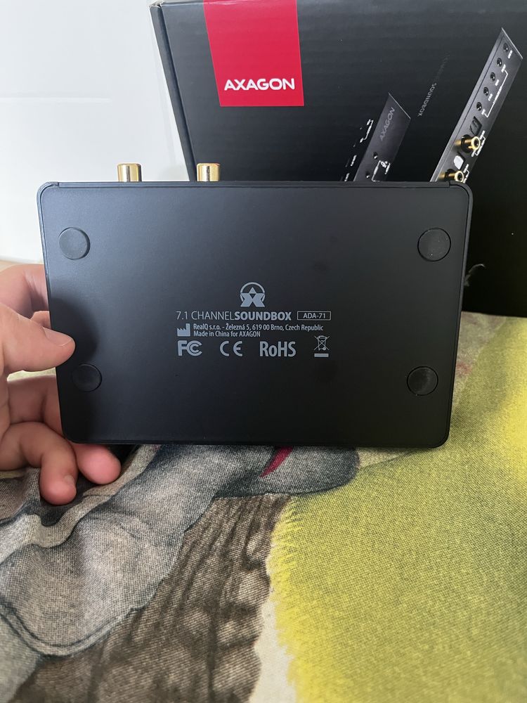 Interfejs audio axagon 7.1 channel soundbox