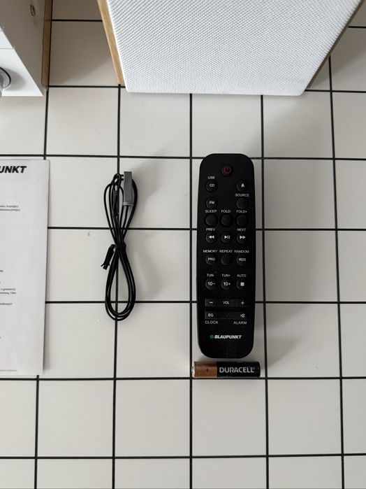 Wieża Blaupunkt MS45BT gwarancja aux bluetooth radio fm głośniki