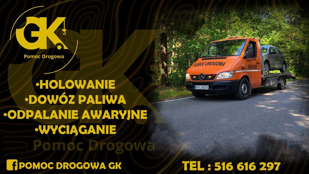 Pomoc drogowa Laweta Holowanie 24h/7
