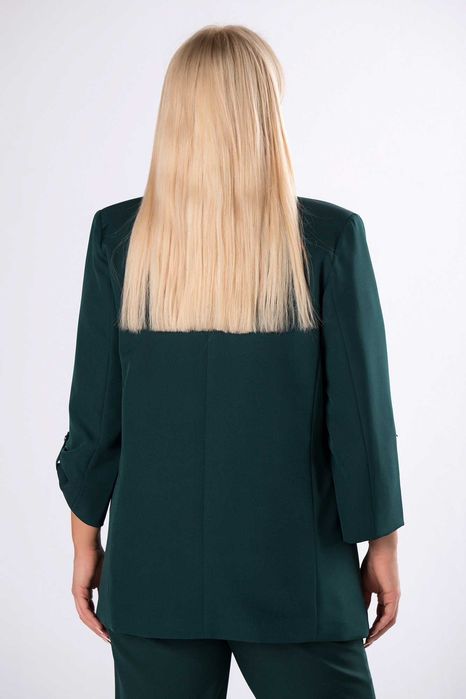 Garnitur damski ANET plus size (S-5XL)  butelkowa zieleń na zamówienie