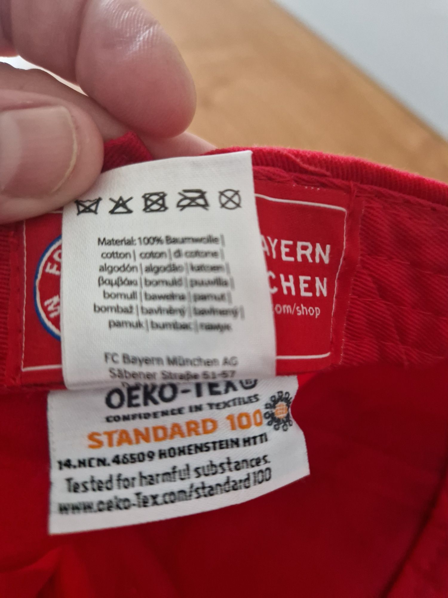 Czapka z daszkiem Bayern Monachium oryginalna nowa