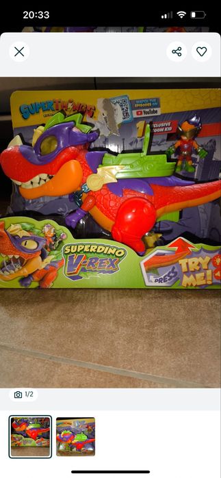 Super Things Zings Dinozaur V-REX