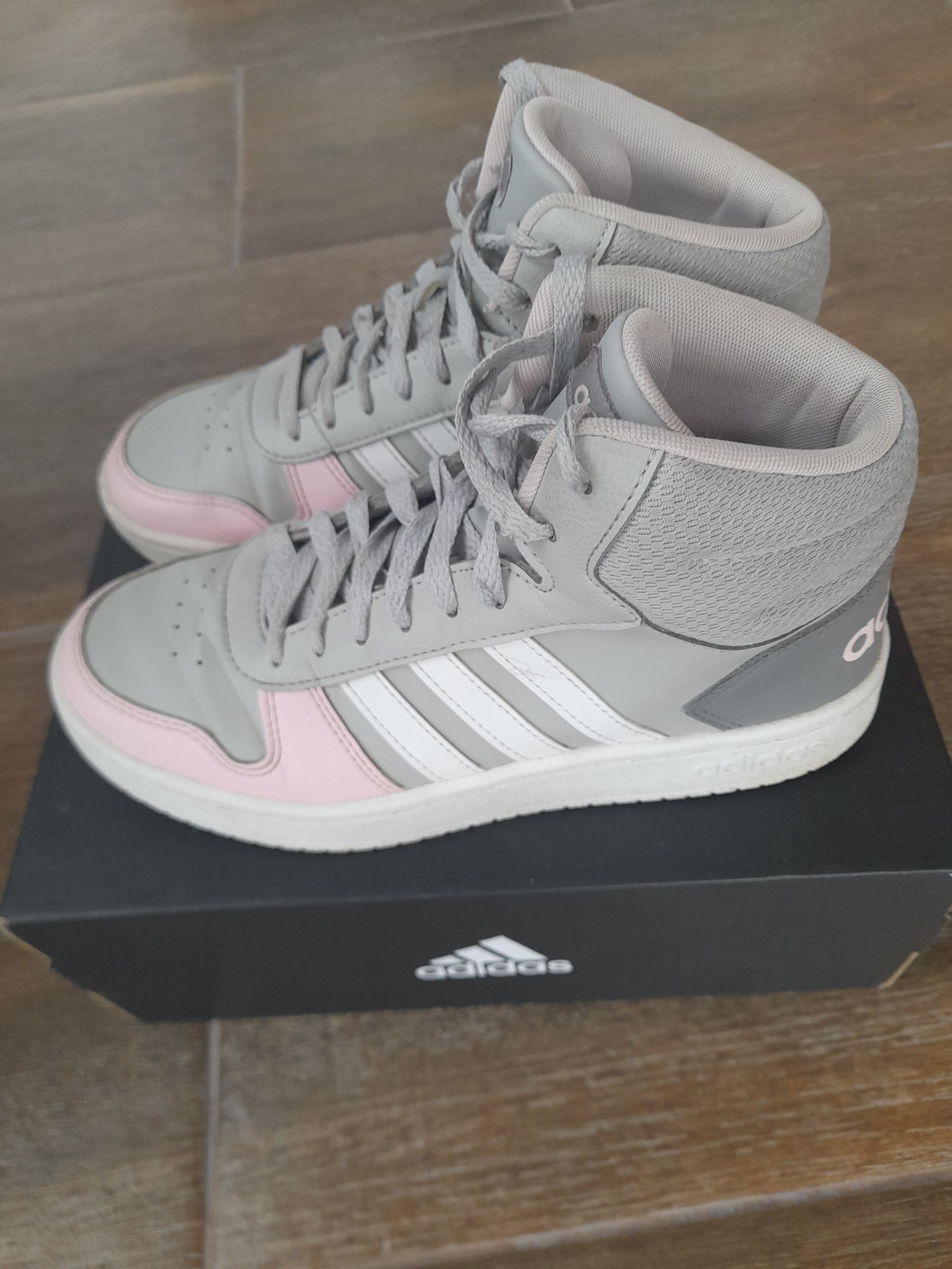 Buty Adidas hoops mid 2.0 K rozmiar 38