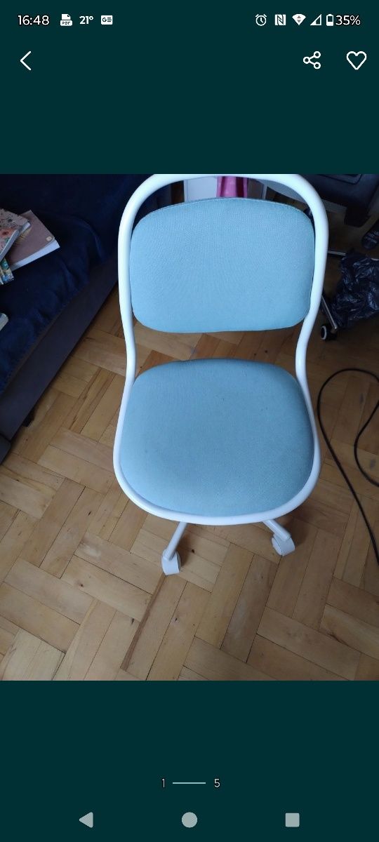 Stołek do biurka obrotowy ikea