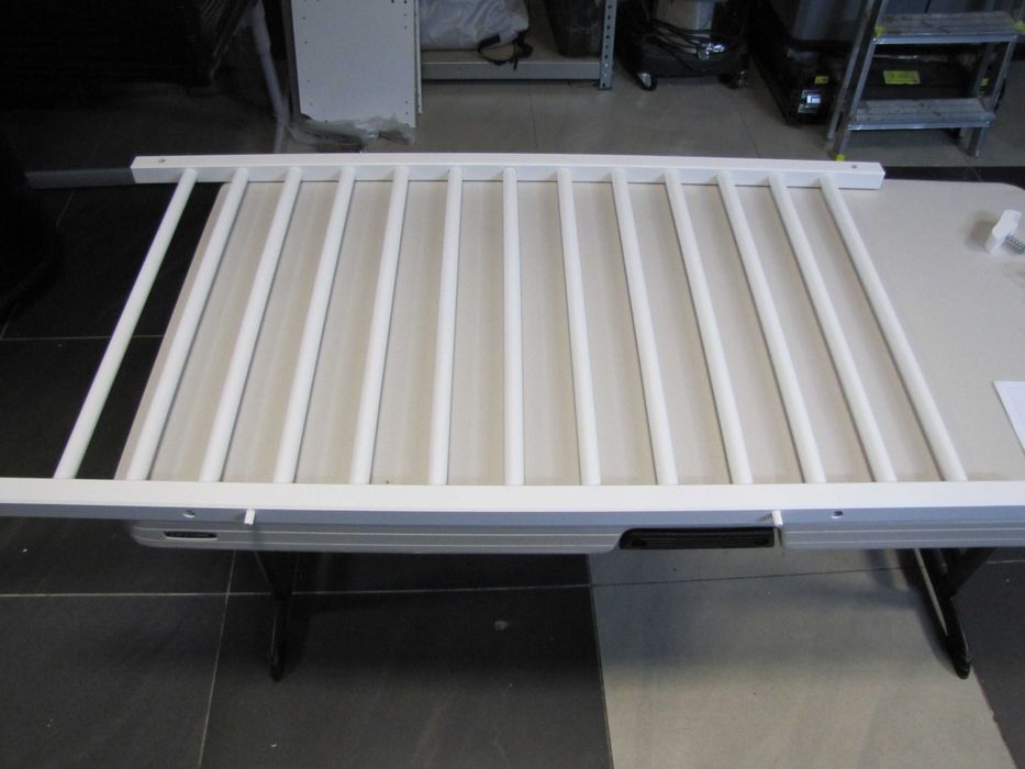 Kratka barierka blokująca Babybay do łóżeczka Boxspring biała
