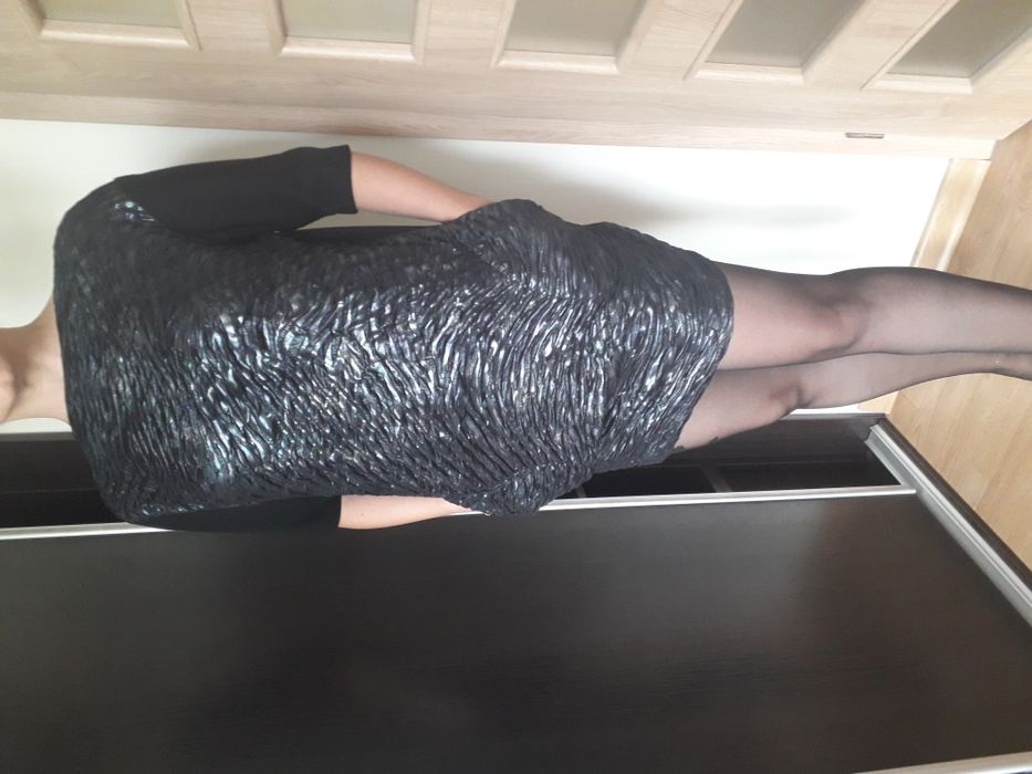 Tunika z mieniącym się przodem