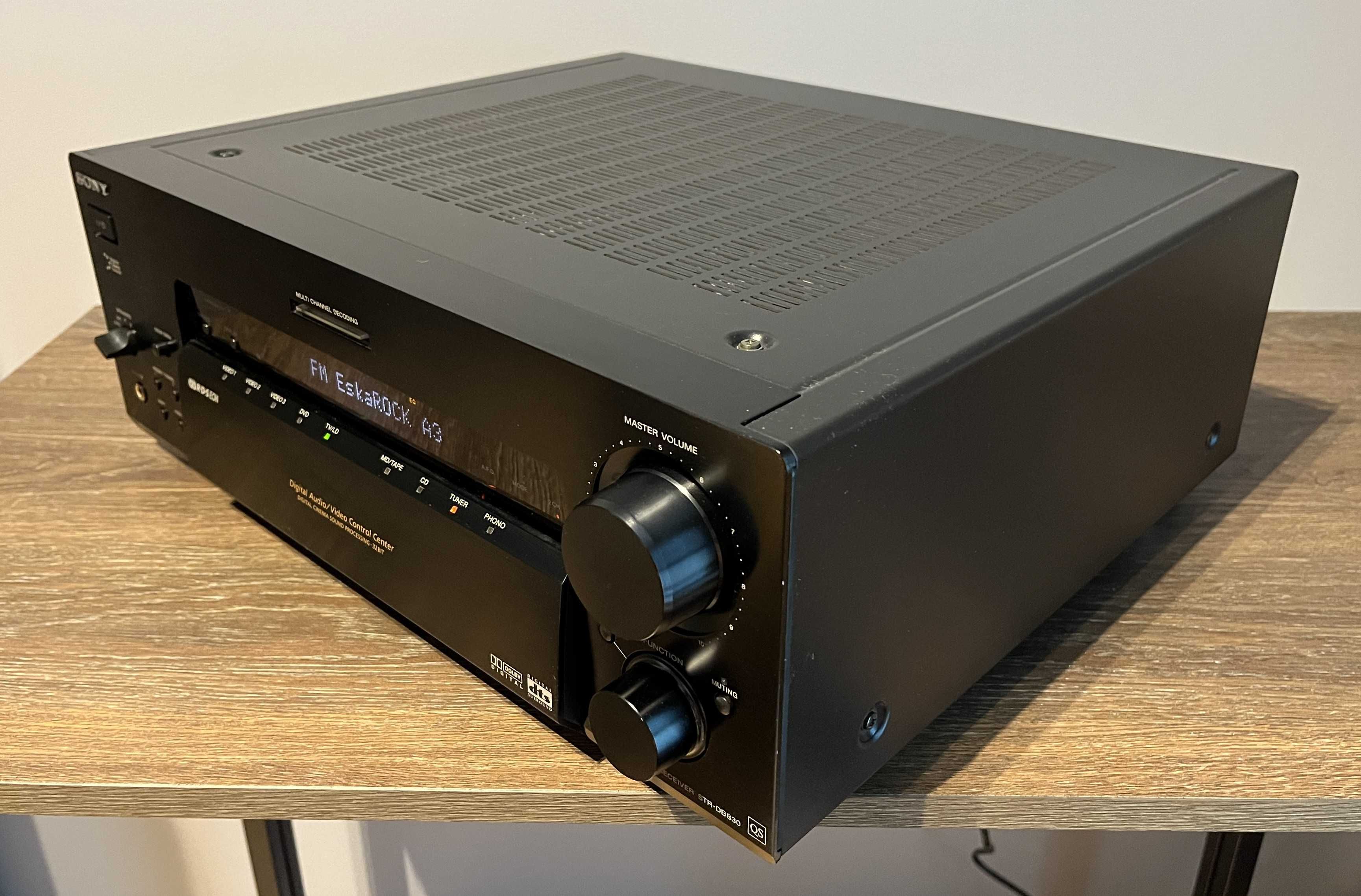 OKAZJA Amplituner SONY STR-DB830 QS 7.1 PILOT RM-PP402 kino domowe ANT