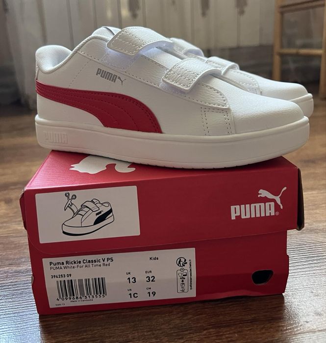 Кеди, хайтопи, кросівки Puma, 32р, 19,5 см, 1C