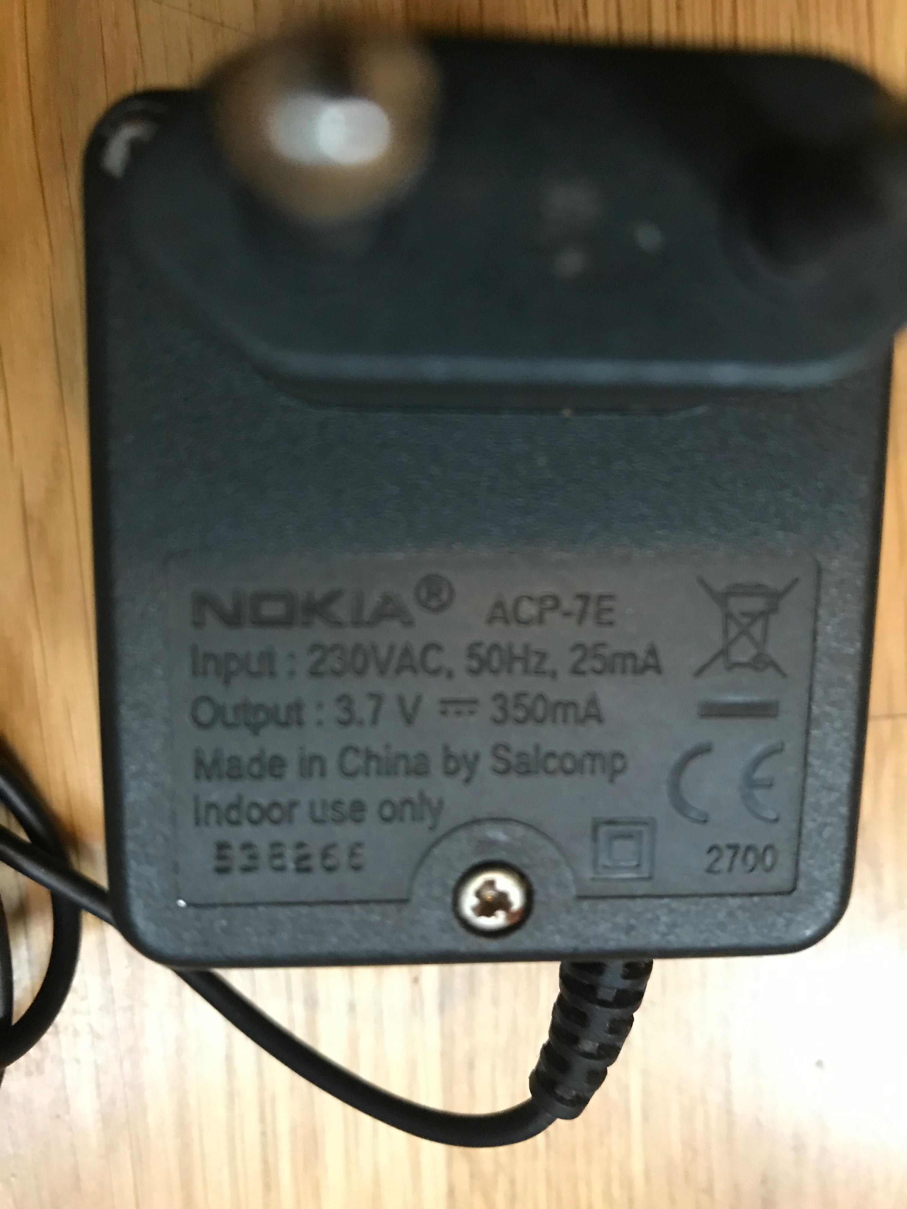 Продам блок живлення Nokia ASP-7E