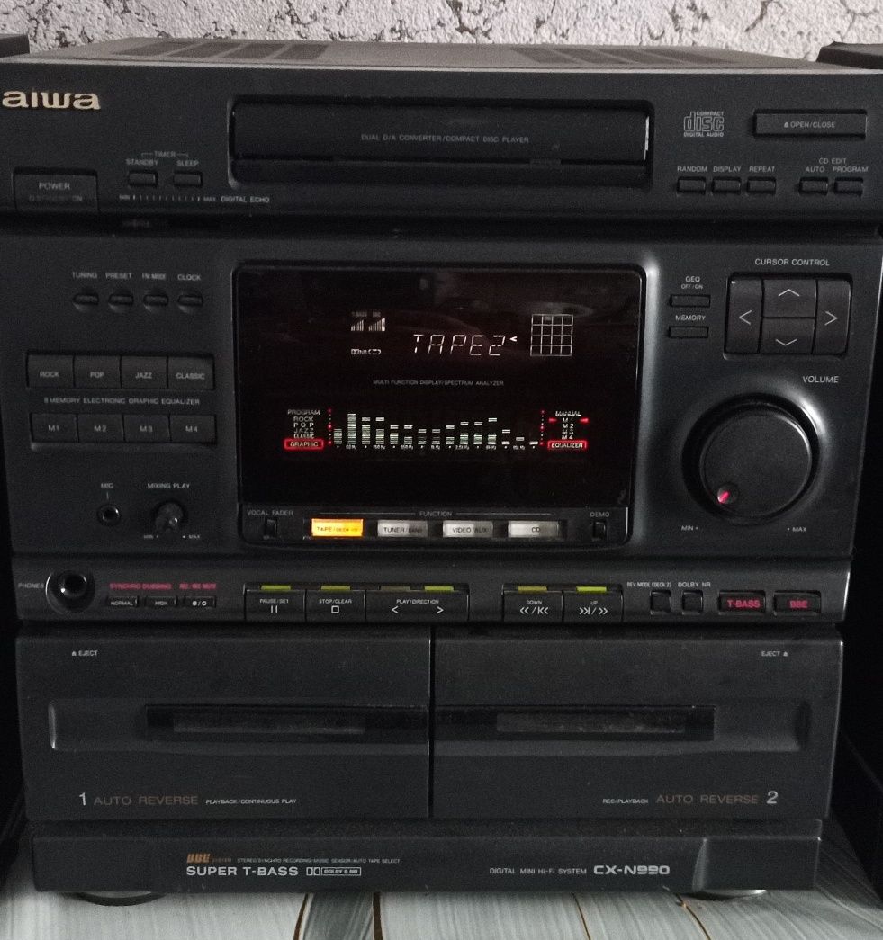 Aiwa nsx 990 mini hi fi system, легендарна модель .