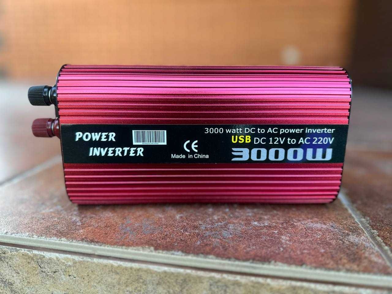 Перетворювач Инвертор преобразователь напряжения Wimpex 3000W 12-220V
