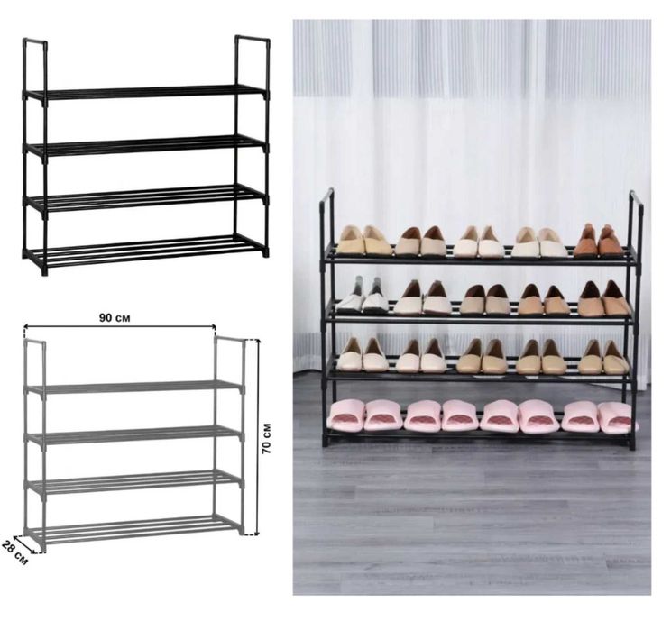 Полиця вішалка стійка шафа підставка для взуття одягу підлогова лофт