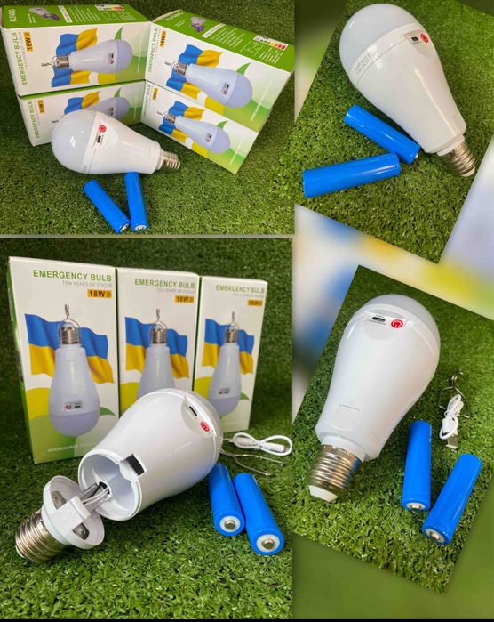 Аккумуляторная лампочка  лампа на аккумуляторе USB