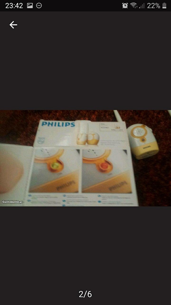 Intercomunicadores para bebê marca *FHILIPS NOVOS*