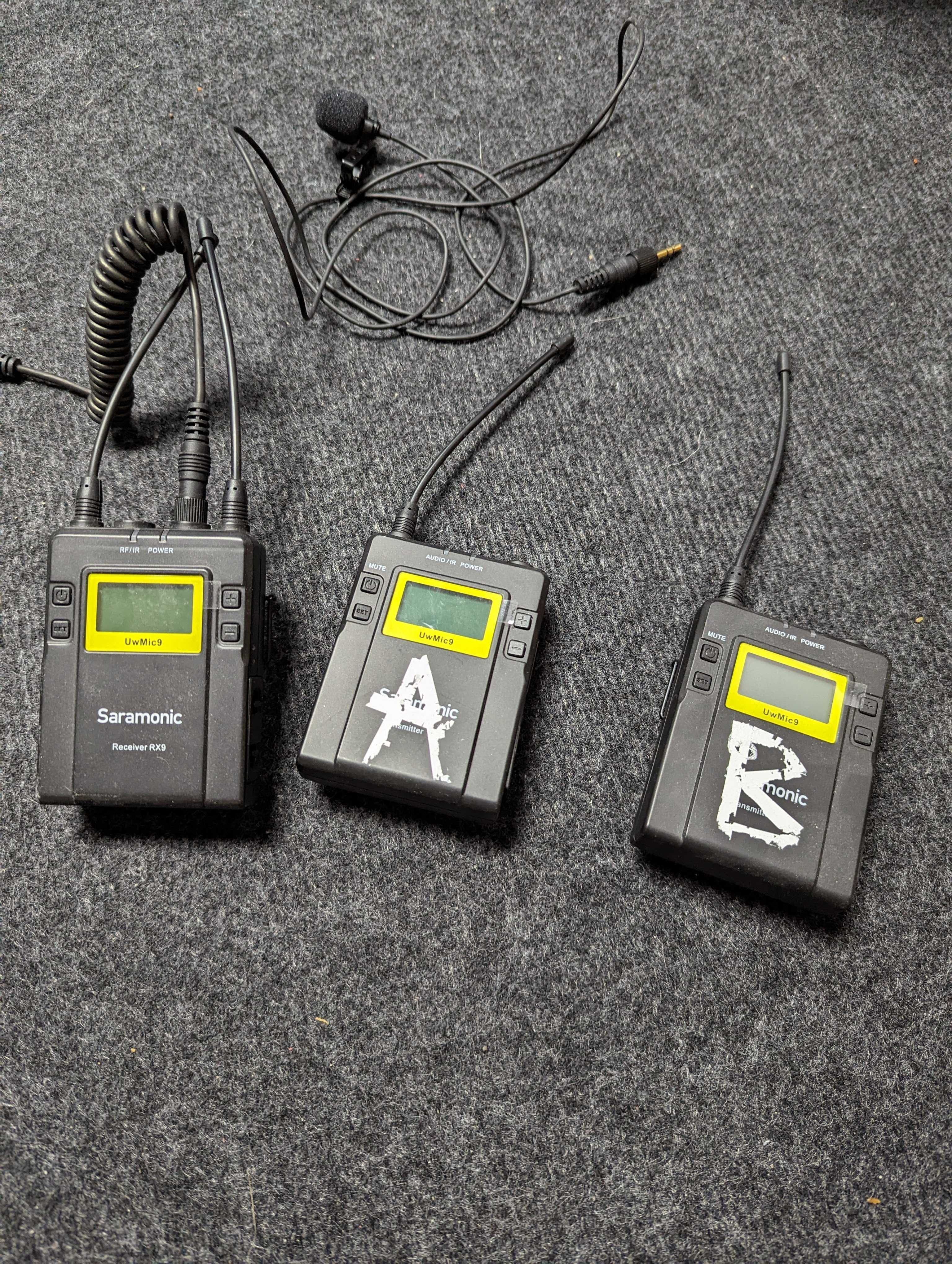 Bezprzewodowy mikrofon/zestaw audio SARAMONIC UwMic9 RX + TX + TX