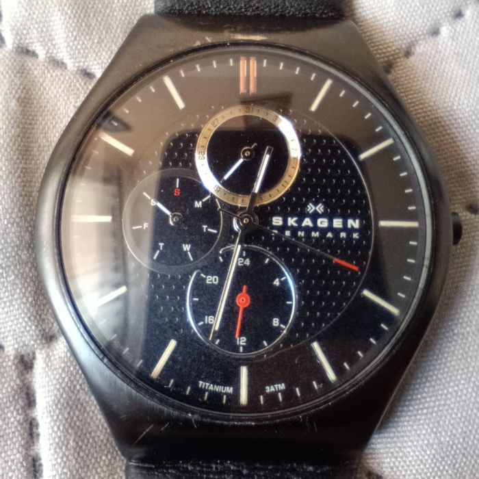 Титановий годинник Skagen 308XL TBLB з Німеччини