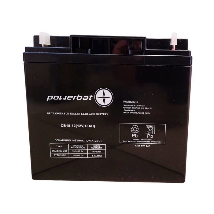 Akumulator żelowy POWERBAT 12V 18Ah