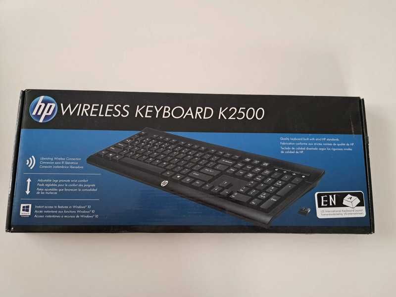 Nowa bezprzewodowa klawiatura HP wireless k2500