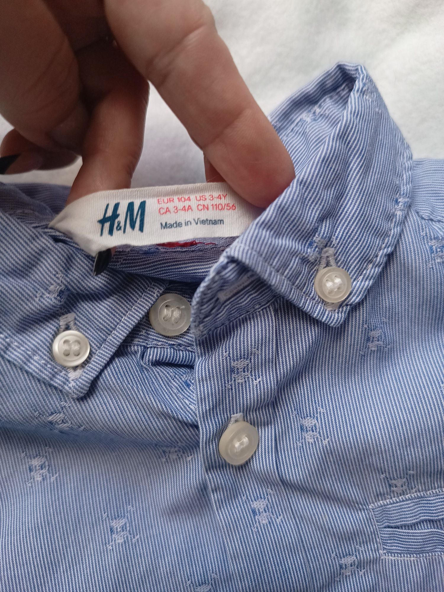 Koszula chłopięca z długim rękawem, H&M
