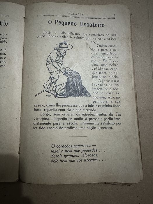 Livro antigo da 3 classe