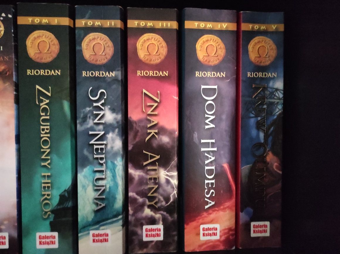 Olimpijscy Herosi - Rick Riordan (CAŁA SERIA)