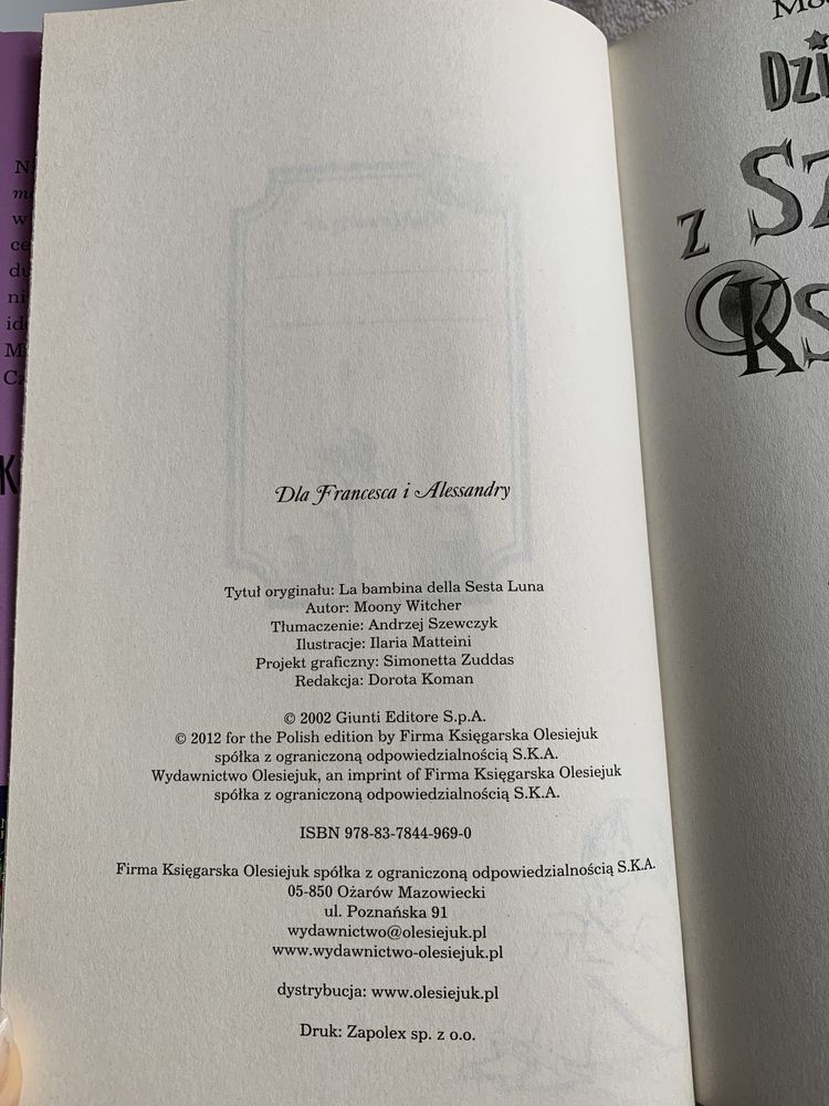 „Dziewczynka z Szóstego Księżyca” Moony Witcher Tom 1