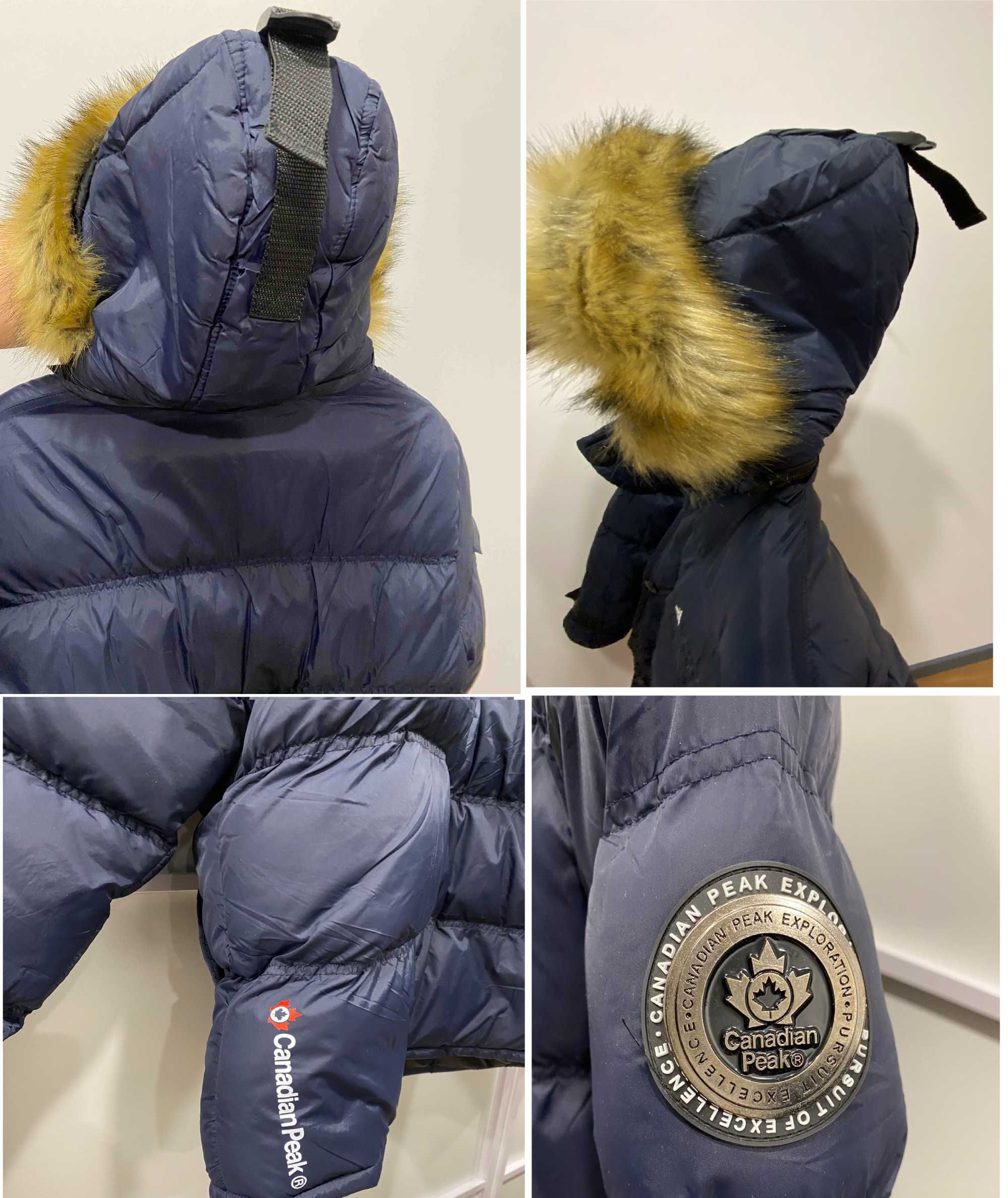Чоловіча зимова куртка Canadian Peak (XL) темно синя, нова , Original