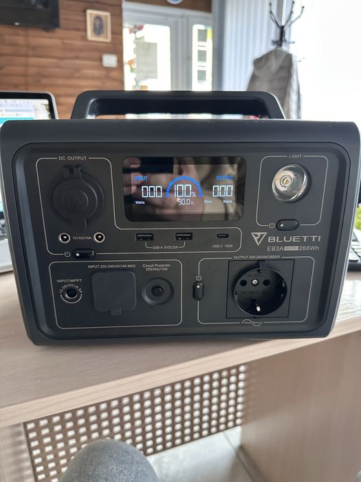 Зарядна станція Bluetti EB3A, 600W/ 268 Wh, LifePO4
