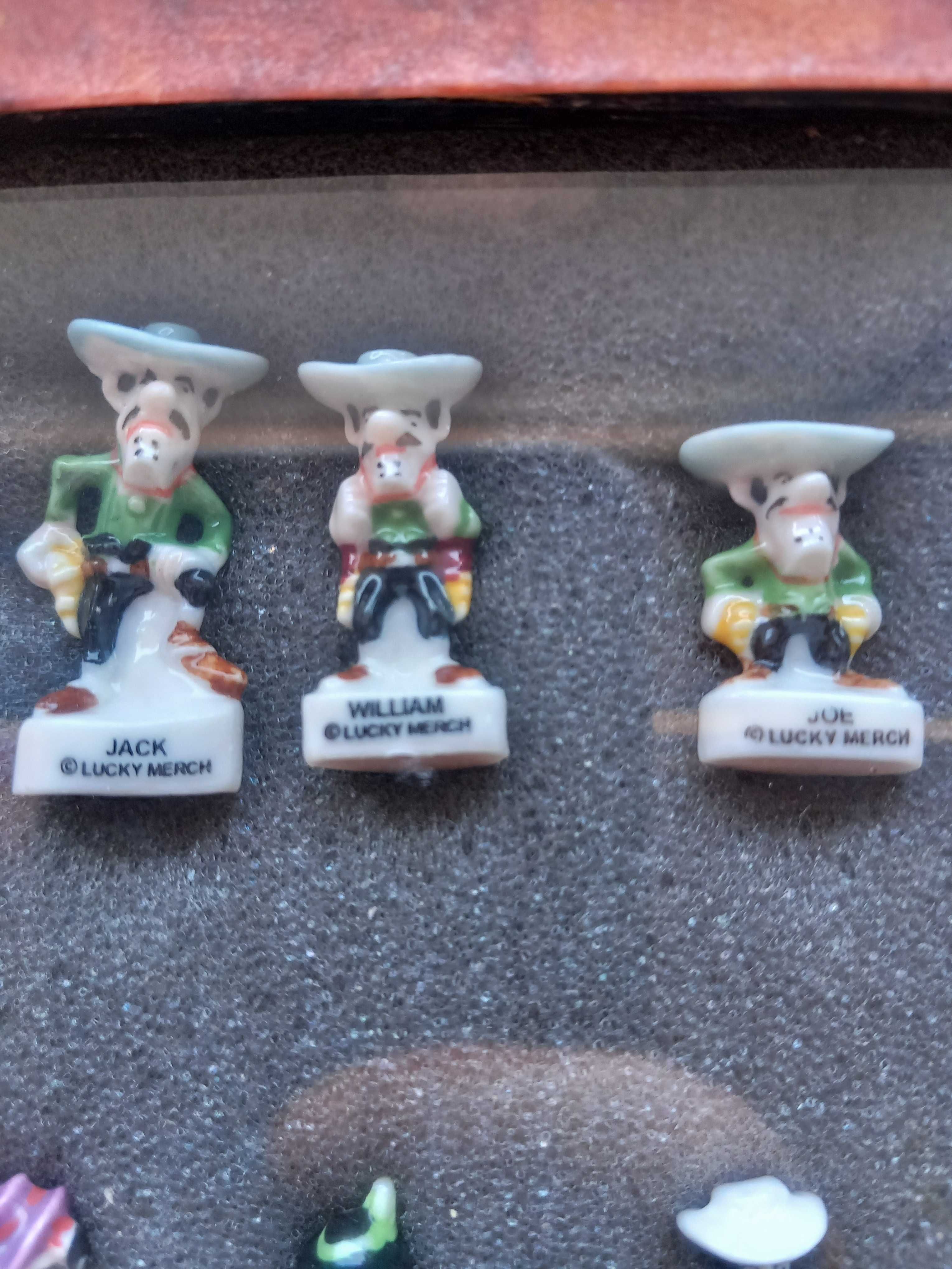 Coleção completa de 10 figuras Lucky Luke