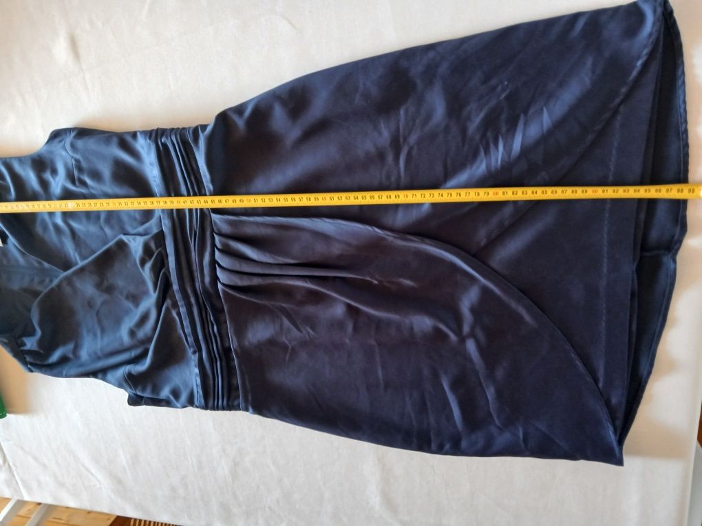 sukienka granatową h&m